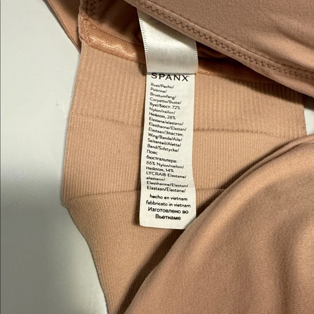 SPANX Bra-Llelujah! Lightly Lined bralette. sz XL in Vintage Rose NWOT - Picture 4 of 9